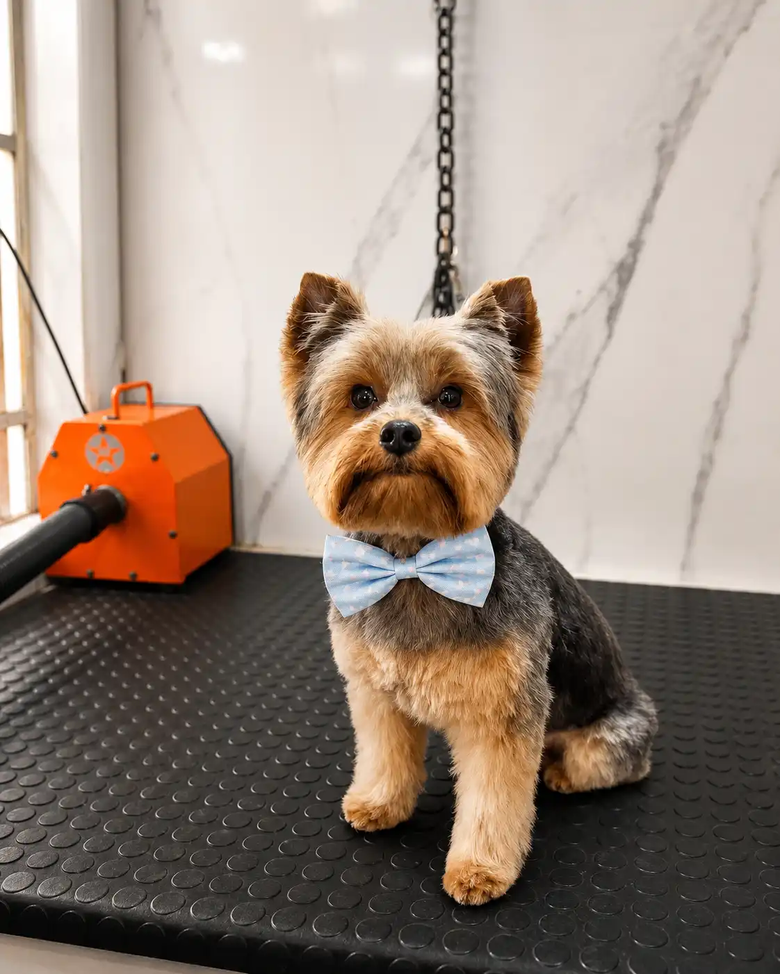Yorkshire Terrier com tosa bebê personalizada no Ipiranga